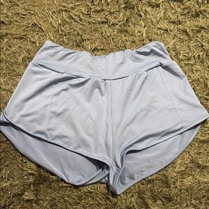 SHEIN Blue Athletic Shorts with Elastic Waistband and Relaxed Fit